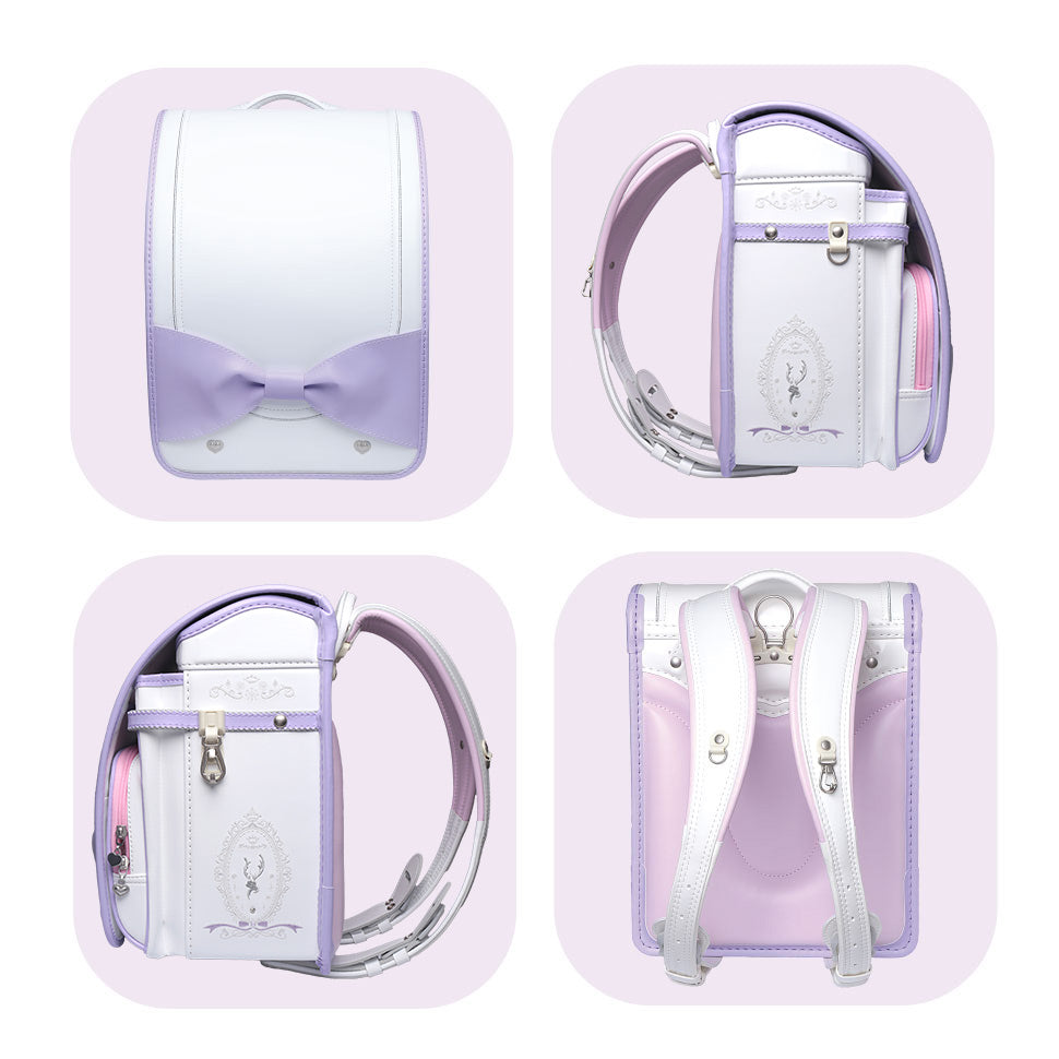 【新品】最新 女の子ランドセル アナイスモデル 高級 大容量 軽量 6年保証 特典付 全国送料無料 スクールバック 小学生通学カバン ホワイト Coulomb】クーロンランドセル アナイスモデル ランドセル 女の子 軽い