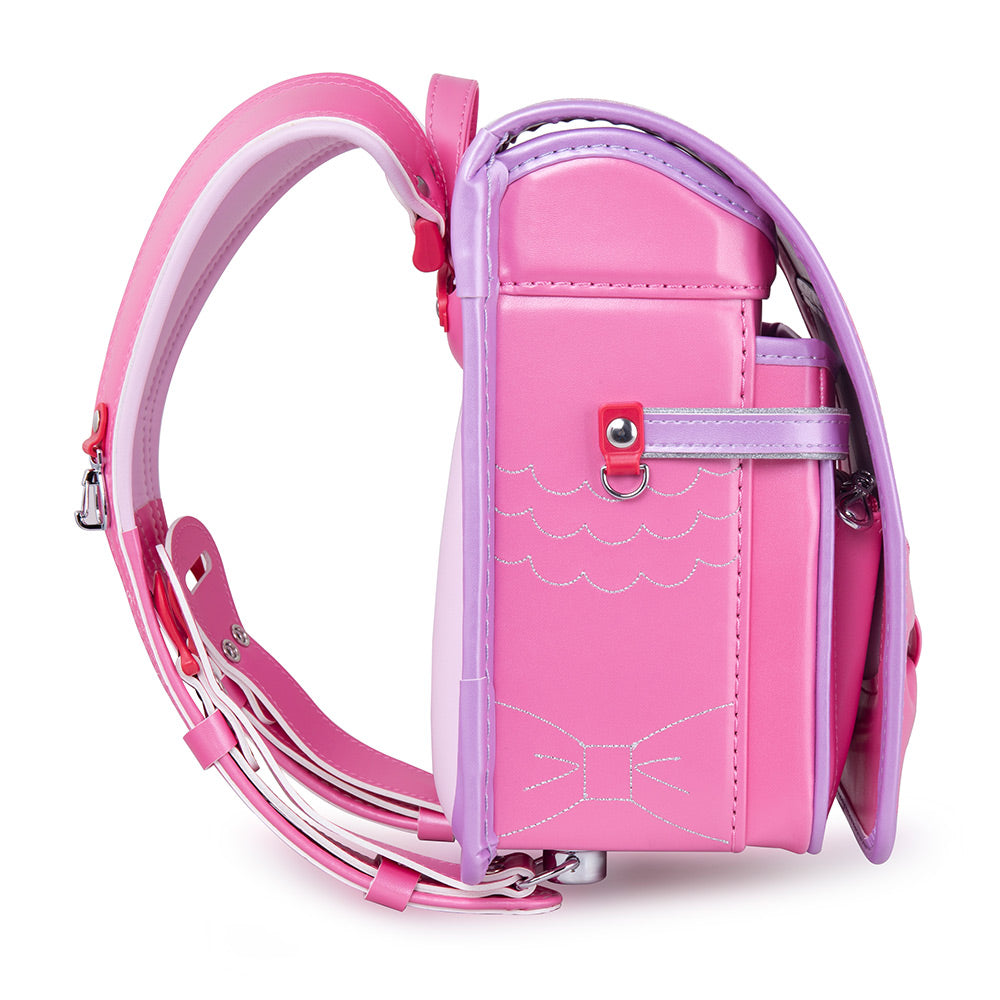 【Coulomb・クーロン】ちびっこランドセル リュック 幼稚園バッグ 通園 高級人工皮革 本物ランドセル構造 A5サイズ 市販幼稚園弁当箱対応 超軽量 精美豪華 女の子 [BL.RS.2003] - coulomb